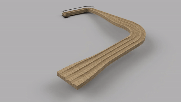 GIF of the Drum Marble Track