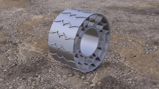 GIF of 3D Printed Wheels